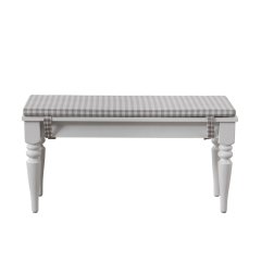 White Bench Gri Minder