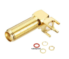 SMA-KWE Dişi 90° PCB Konnektör , 26mm