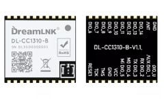 DL-CC1310-B433, 433MHz Wireless Transparent, SoC Transceiver Module, TI CC1310 Chip
