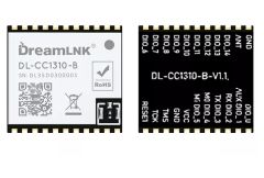DL-CC1310-B868, 868MHz Wireless Transparent, SoC Transceiver Module, TI CC1310 Chip