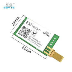 E32-900T30D -V8, 868MHz LoRa Modül , SX1276, 30dBm, 8km, UART