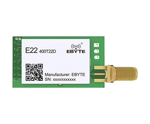 E22-400T22D -V2, 433MHz LoRa Modül , SX1268, 22dBm, 5km, UART, DIP