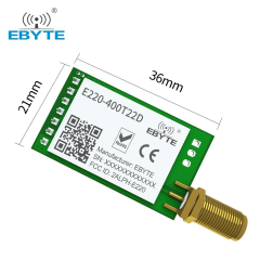 E220-400T22D ,433MHz LoRa Modül , LLCC68, 22dBm, 5km, UART, DIP