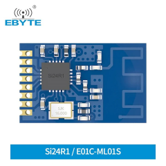 E01C-ML01S , 2.4GHz Wireless Module, Si24R1, 7dBm, 0.3km, SPI, SMD , PCB Antenna