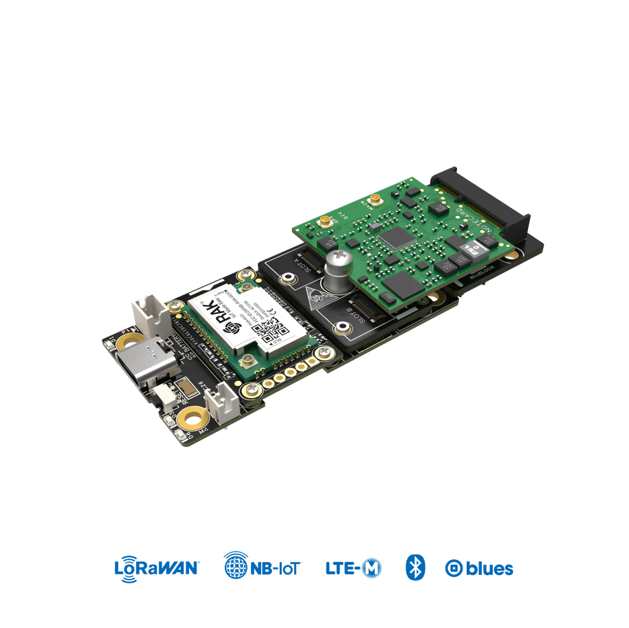 Blues.ONE - LTE-M NB-IoT GSM LoRaWAN Device based on nRF52840, SX1262 and Blues.IO Notecard. Arduino compatible