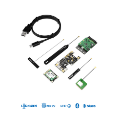 Blues.ONE - LTE-M NB-IoT GSM LoRaWAN Device based on nRF52840, SX1262 and Blues.IO Notecard. Arduino compatible