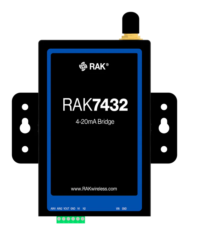 RAK7432(4-20mA) , 4-20mA/0-5V Bridge to LoRaWAN®