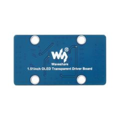 1.51inch Transparent OLED, 128×64 Resolution, SPI/I2C Interfaces, light blue color display