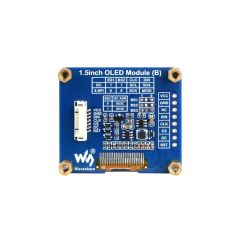 1.5inch OLED Display Module, 128×128 Resolution, SPI / I2C Communication, Black / White Display Color