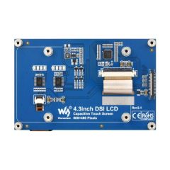 4.3inch QLED Display, DSI Interface, 800 × 480, Integrated Structure, Toughened Glass Panel