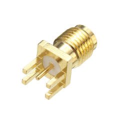 SMA EDGE 180° PCB Konnektör , 11mm