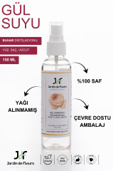 JdF Aromaterapi Gül Suyu (Hidrosolü) 150 ml - Yağı Alınmamış %100 Saf
