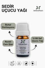 JdF Aromaterapi Sedir (Cedarwood) Uçucu Yağı 10 ml - %100  Saf