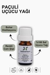 JdF Aromaterapi Paçuli (Tefarik) Uçucu 10 ml - %100 Saf Aromaterapi Yağı