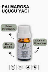 JdF Aromaterapi Palmarosa Uçucu Yağı 10 ml - %100 Saf Aromaterapi Yağı