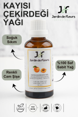 JdF Aromaterapi Kayısı Çekirdeği Yağı (Apricot Kernel Oil) 50 ml - Soğuk Sıkım