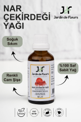 JdF Aromaterapi Nar Çekirdeği Yağı (Pommegranate Seed Oil) 50 ml - %100 Saf Aromaterapi Yağı