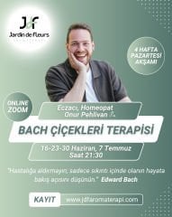 JdF Aromaterapi - Bach Çiçekleri Terapisi Eğitimi 2025 - Haziran Grubu