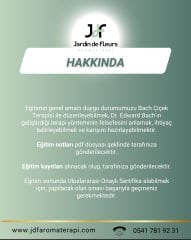 JdF Aromaterapi - Bach Çiçekleri Terapisi Eğitimi 2025 - Haziran Grubu