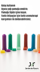 JdF Aromaterapi Uçucu Yağ İnhaler Tüpleri, Koklama Tüpleri