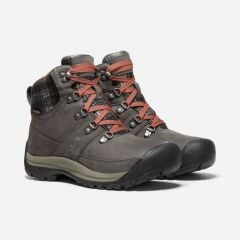 KEEN KACI III WINTER MID WP  MAGNET BLACK PLAID