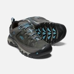 KEEN TARGHEE 3 WP W-MAGNET/ATLANTiC BLUE - Su Geçirmez Kadın Yürüyüş Ayakkabısı - Gri