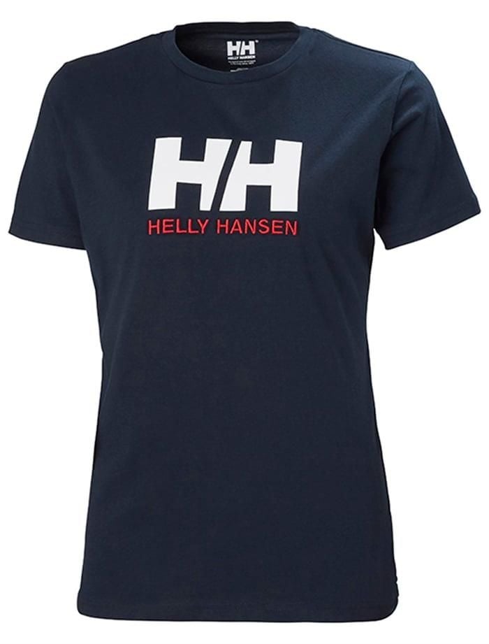 Helly Hansen W Hh Logo T-Shirt - Navy