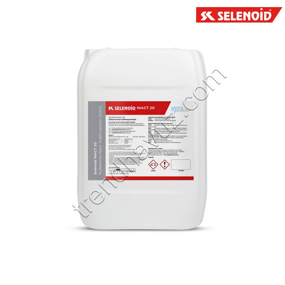 Selenoid Sıvı Oksitleyici İnaktivasyon Ürünü - 10 Lt
