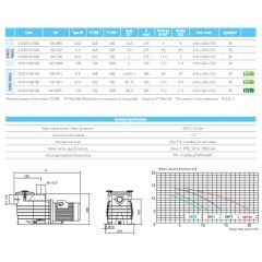 Kripsol ONDINA-OK 0,75 HP Monofaze Havuz Pompası