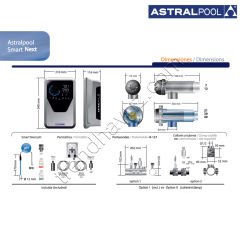 AstralPool Smart Next 7 Tuz Klor Jeneratörü (7 gr/h 30 m³)