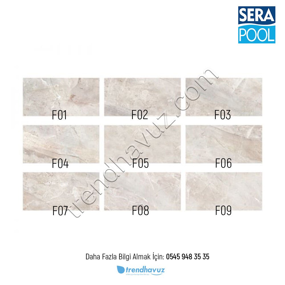 Serapool Antique Beige Doğal Porselen (1 m² - 33x66 cm)