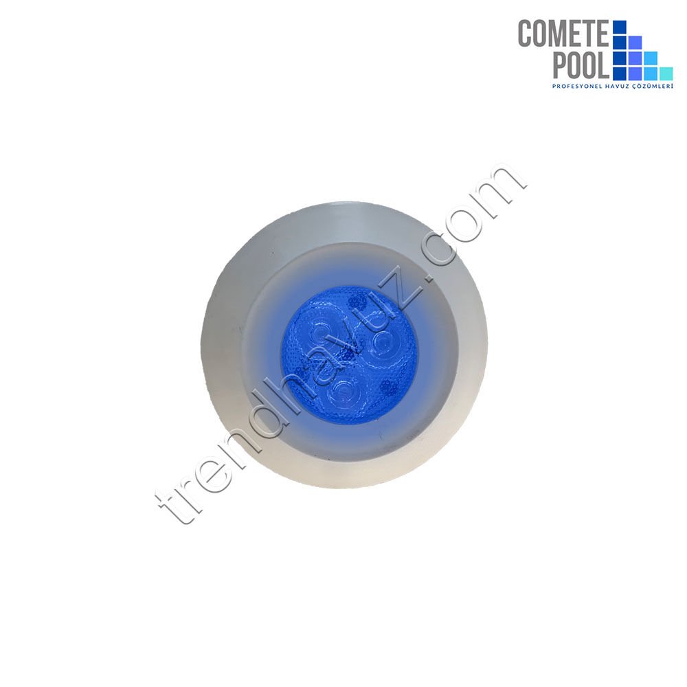 Boru Tip 3 Power Ledli Mavi Havuz Lambası - 3W