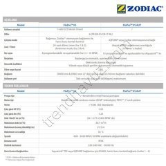Zodiac FloPro VS AUT 1.65 HP Monofaze Kendinden Emişli Havuz Pompası