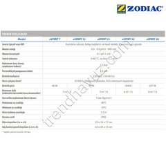 Zodiac eXPERT 7 Standart Model Tuz Klor Jenaratörü