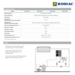 Zodiac eXo iQ 10 Tuz Klor Jeneratörü