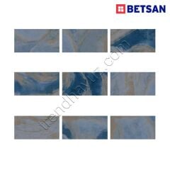 Betsan Vision Ocean Blue Doğal Porselen Karo (1 m² - 33x66.5 cm)