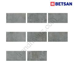 Betsan Vision Judi Grey Doğal Porselen Karo (1 m² - 33x66.5 cm)