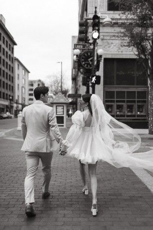 Mini and Midi Wedding Dresses