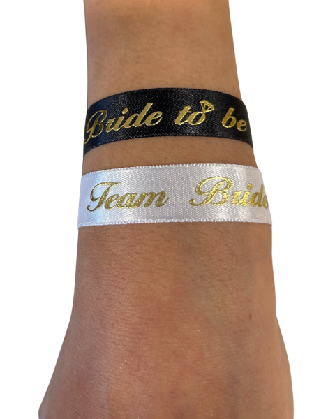 Bride & Team Bride Bachelorette Party Bracelet Set – 5-Pack