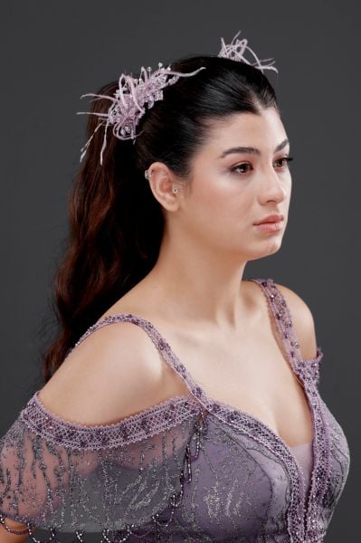 تاج زفاف مرصع بالكريستال من أحجار الراين، حناء الخطوبة، تاج زفاف LILA ST751