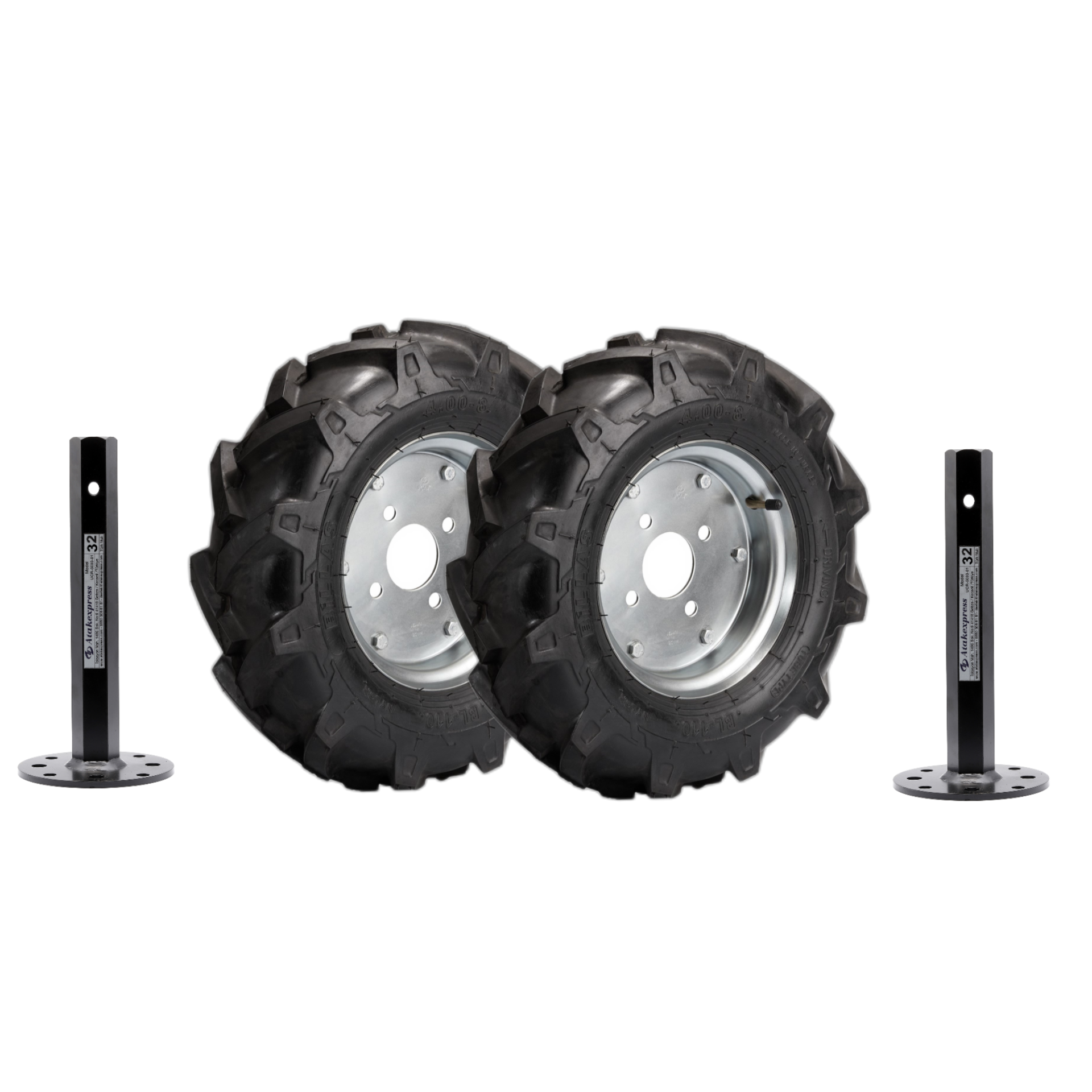 Çapa Makinası Tekerlek Ve Aks Seti (32 mm)
