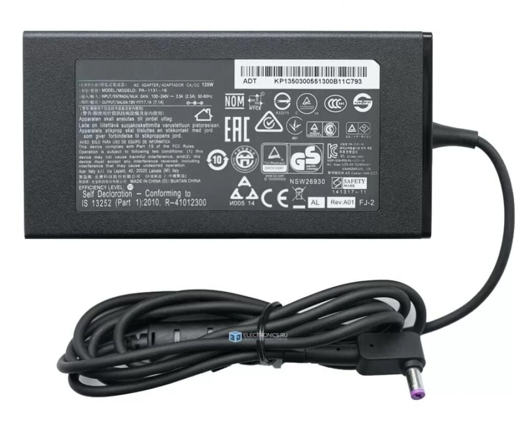 CMADP039 19V, 7.1A 4.5*3.0mm HP Notebook Adaptör