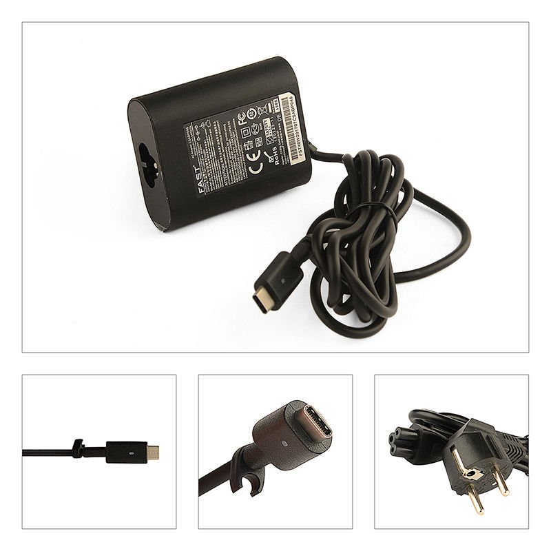 CSADP046 DELL 20V 1.5A/12V 2A/5V 2A 30W UYUMLU Type C UÇLU ADAPTOR