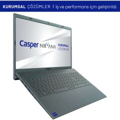 Casper Nirvana C600.1155-8V00X-G-F i5-1155G7 8 GB 500 GB SSD Iris Xe Graphics 15.6'' Full HD Notebook