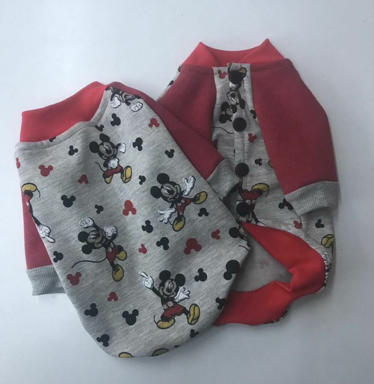 Küçük ve Orta Irk Köpekler İçin Mickey Kolej Ceket Large