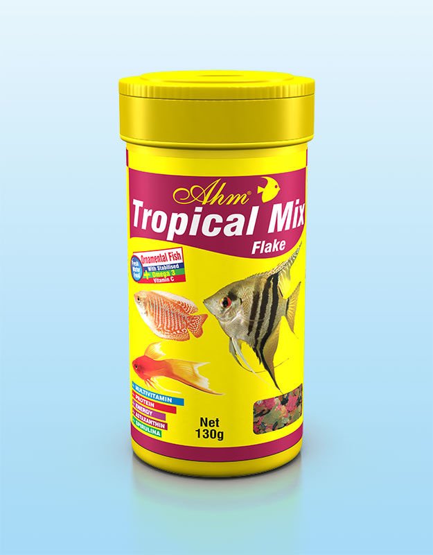 AHM Tropical Mix Flake Tropikal Pul Balık Yemi 100 ml