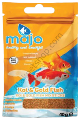 Majo Koi & Gold Pelet Balık Yemi Naturel 40 gr