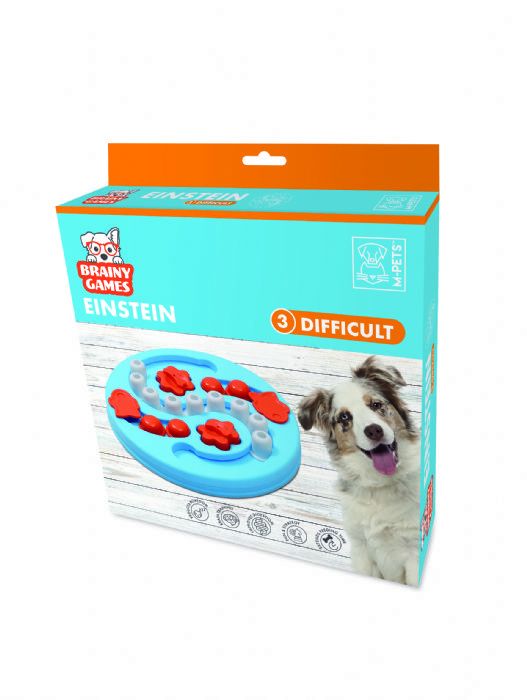 M-PETS BRAINY GAMES EINSTEIN PUZZLE - Köpekler İçin Yapboz 3. Seviye