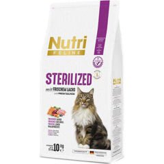 Nutri Feline Sterilised Somonlu Tahılsız Kısırlaştırılmış Kedi Maması 10 Kg