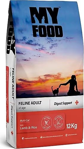 My Food Digest Support Yetişkin Kedi Maması Kuzulu & Pirinçli 12 Kg